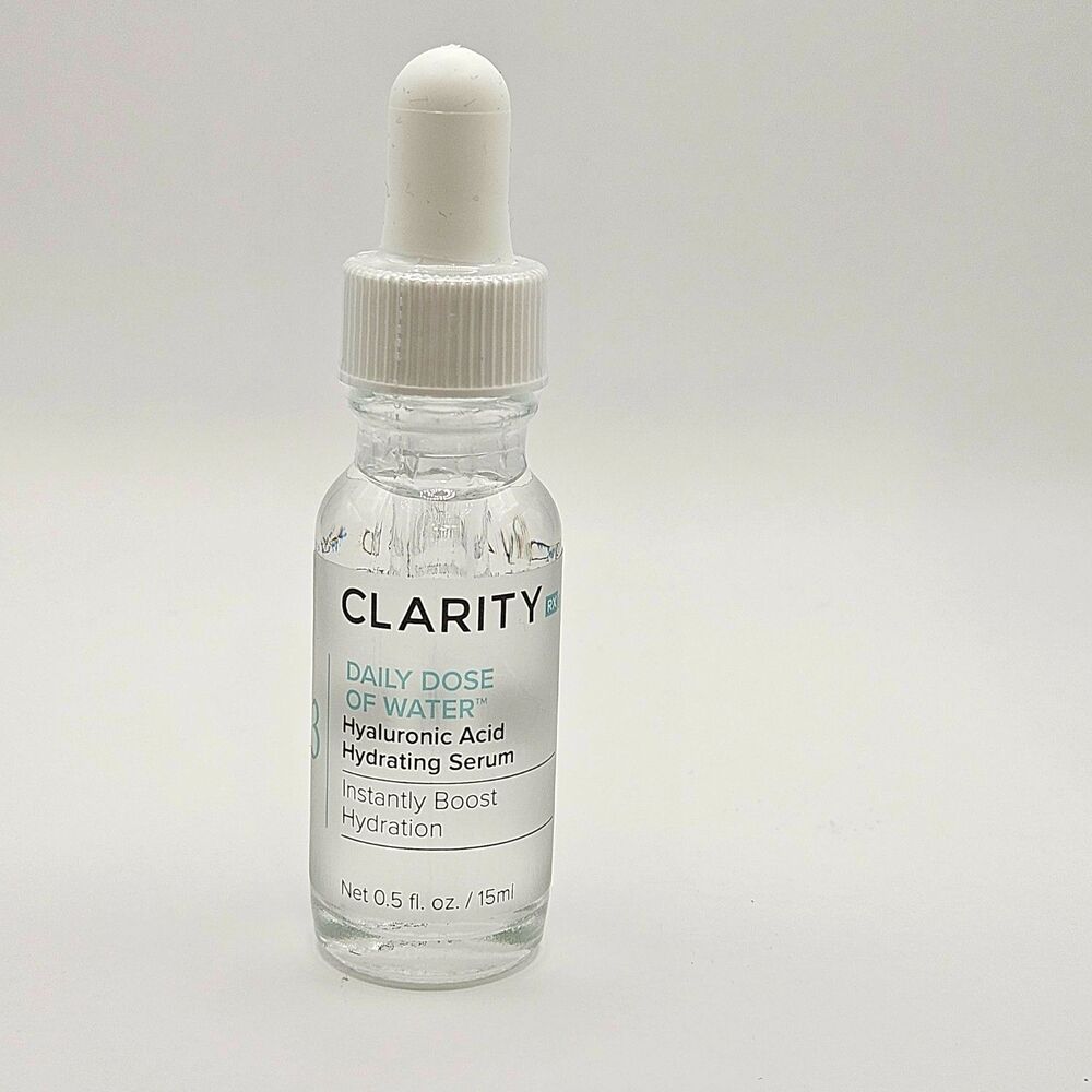 Clarity RX Daily Dose of Water Hyaluronic Acid Hydrating Serum 0.5oz/15mL Sealed